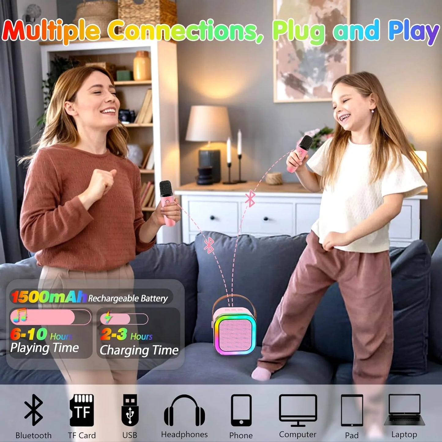 MINI PARLANTE KARAOKE